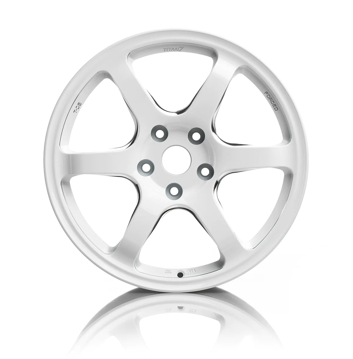 TITAN 7 FORGED ALUMINUM WHEEL T-D6 17x9.5 ET51 73.1 SPEEDLINE WHITE