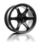 TITAN 7 FORGED ALUMINUM WHEEL T-D6e 19x9.5 ET34 64.15 MACHINE BLACK