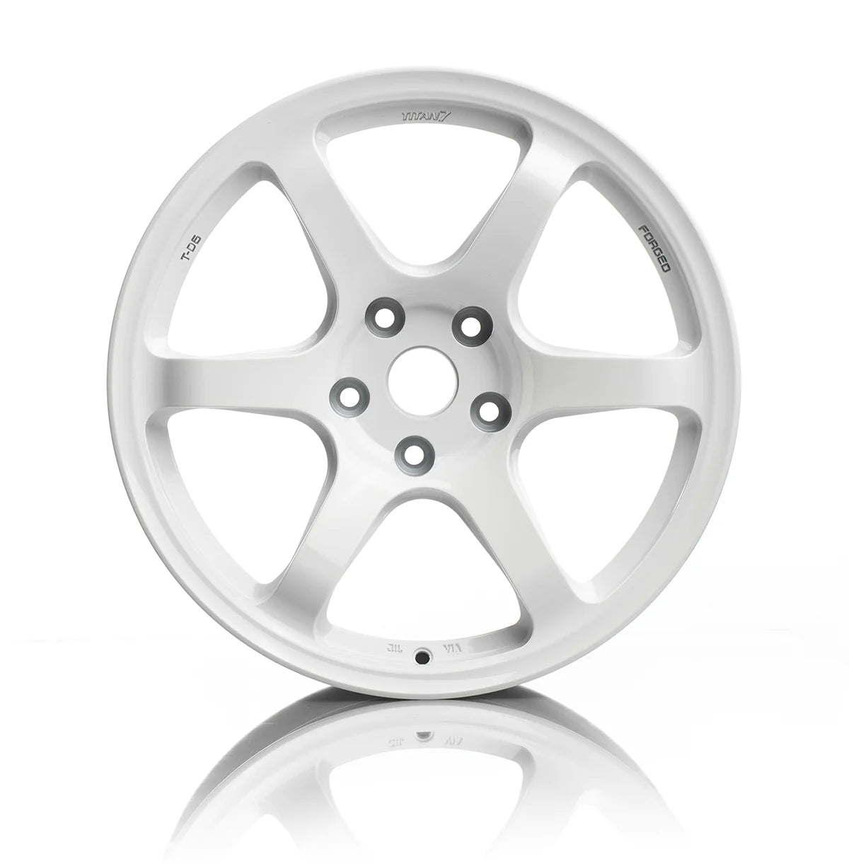 TITAN 7 FORGED ALUMINUM WHEEL T-D6e 18x10 ET25 64.1 SPEEDLINE WHITE