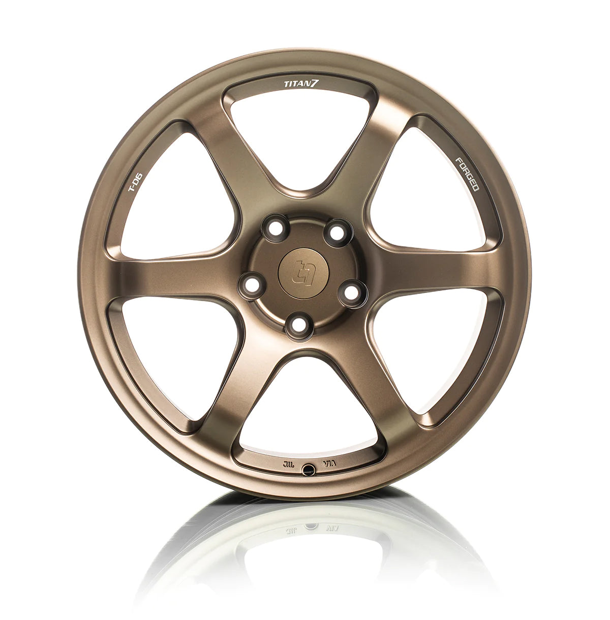 TITAN 7 FORGED ALUMINUM WHEEL T-D6e 18x10.7 ET38 66.6 TECHNA BRONZE