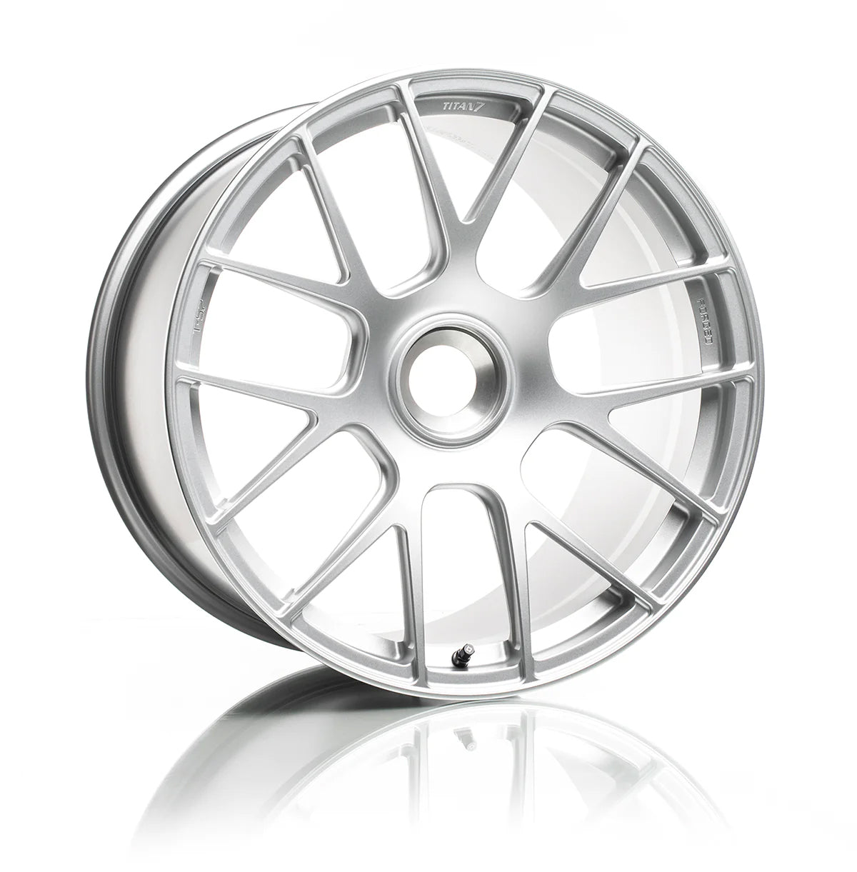 TITAN 7 FORGED ALUMINUM WHEEL T-S7 20x9.5 ET50 CL IRIDIUM SILVER