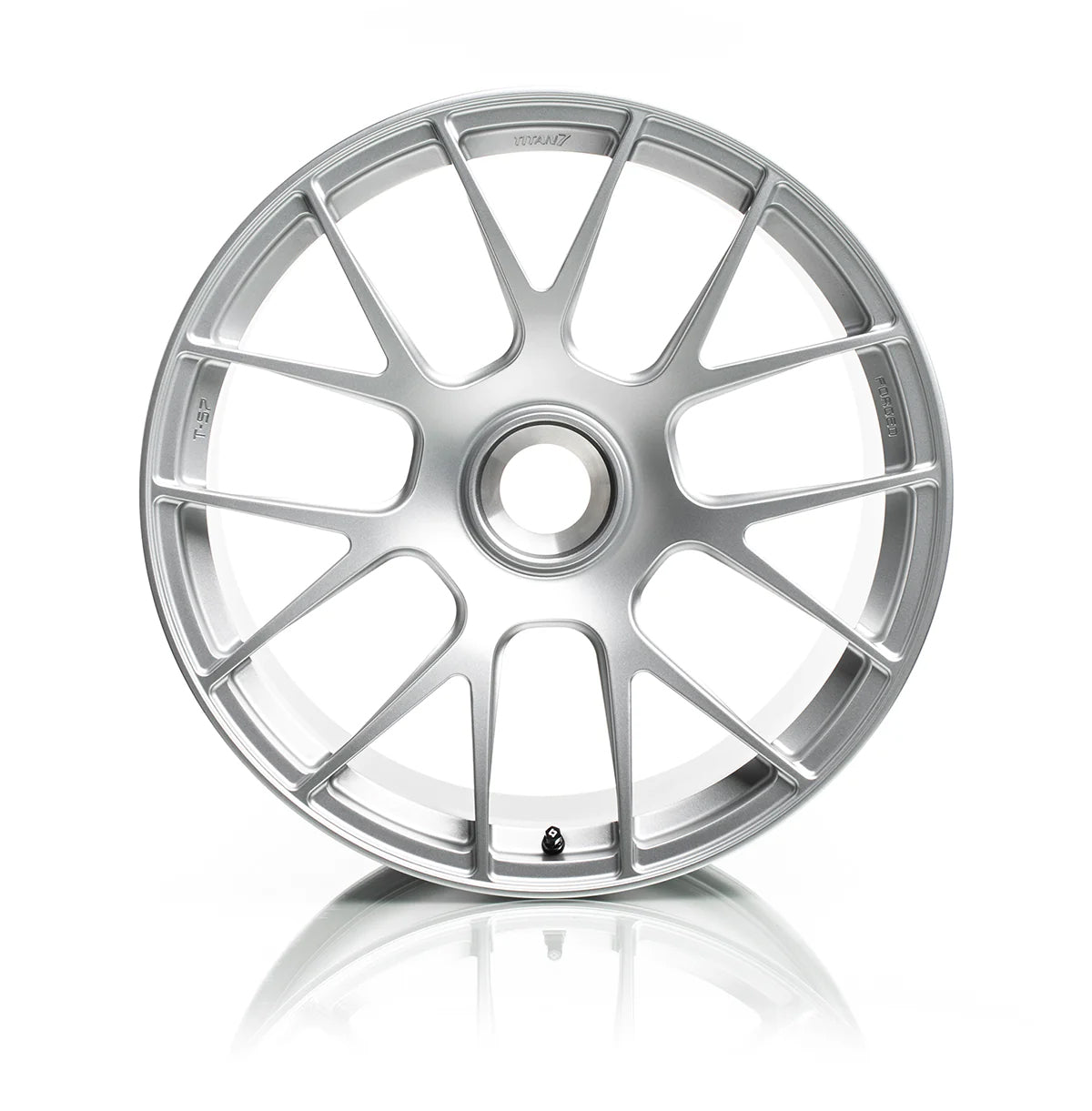 TITAN 7 FORGED ALUMINUM WHEEL T-S7 21x12.5 ET48 CL IRIDIUM SILVER