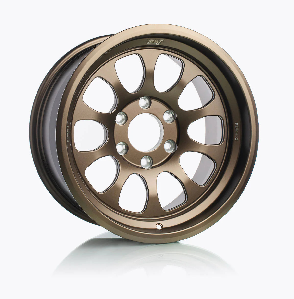 TITAN 7 FORGED ALUMINUM WHEEL T-AK1 17x8.5 ET5 110.6 TECHNA BRONZE