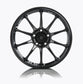 TITAN 7 FORGED ALUMINUM WHEEL T-R10 18x9 ET47 56.1 MACHINE BLACK