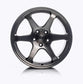 TITAN 7 FORGED ALUMINUM WHEEL T-D6e 18x10.5 ET25 64.1 HYBRID DARK MACHINE