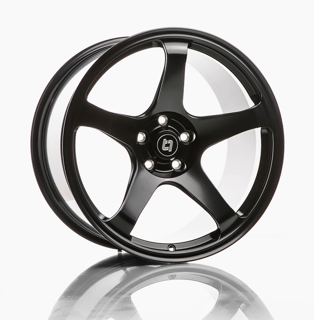 TITAN 7 FORGED ALUMINUM WHEEL T-C5 19x11 ET9 67.1 MACHINE BLACK