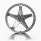 TITAN 7 FORGED ALUMINUM WHEEL T-C5 22x10.5 ET10 66.6 IRIDIUM SILVER