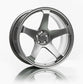 TITAN 7 FORGED ALUMINUM WHEEL T-C5 22x10.5 ET10 66.6 IRIDIUM SILVER