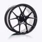 TITAN 7 FORGED ALUMINUM WHEEL T-CS5 18x9.5 ET40 73 MACHINE BLACK