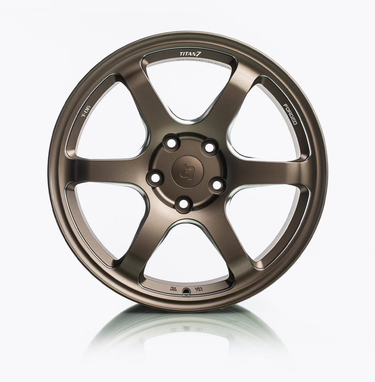 TITAN 7 FORGED ALUMINUM WHEEL T-D6 19x9.5 ET34 66.6 TECHNA BRONZE