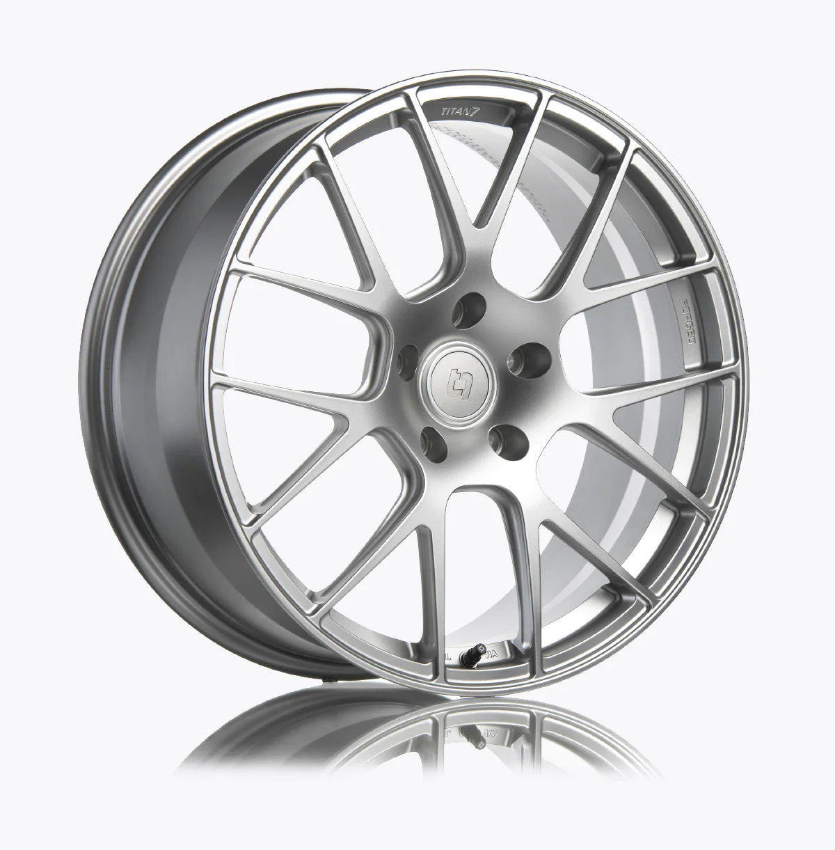 TITAN 7 FORGED ALUMINUM WHEEL T-S7 19x10.5 ET34 72.56 IRIDIUM SILVER